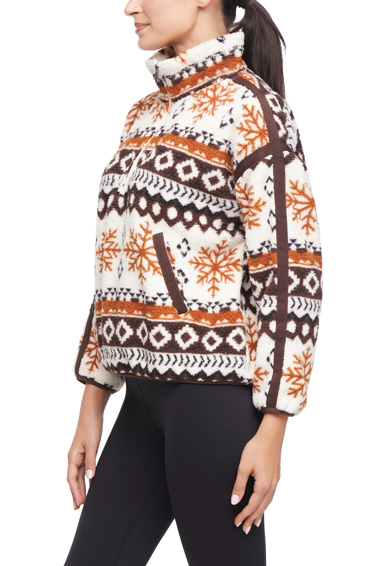 Caliste 1/4 Zip Sherpa Pullover - Image 15